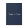 Gold Inspirational Hardcover Journal - Breathe, Heal, Thrive